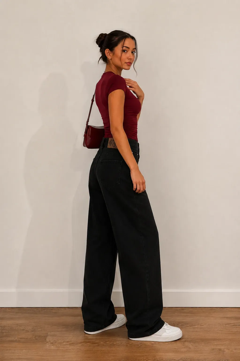 Black Mischief Vintage-Inspired Baggy Jeans