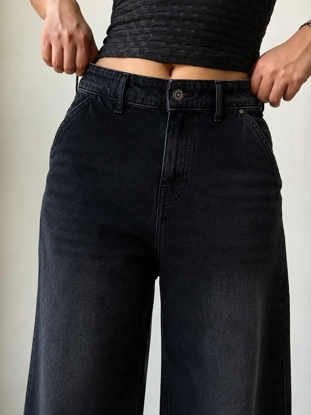Dark Wash Baggy Jeans