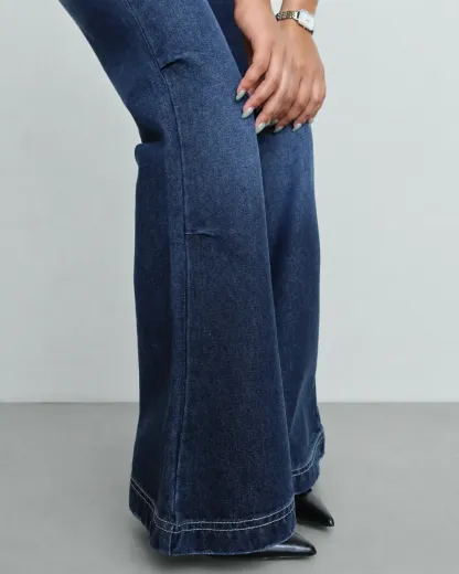 Smoky Fade Flare Jeans