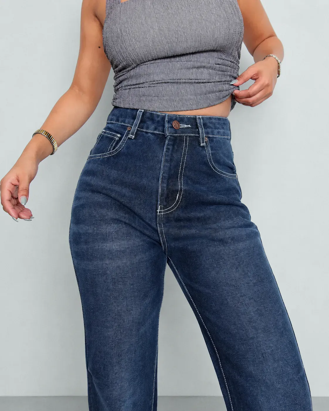 Smoky Fade Flare Jeans