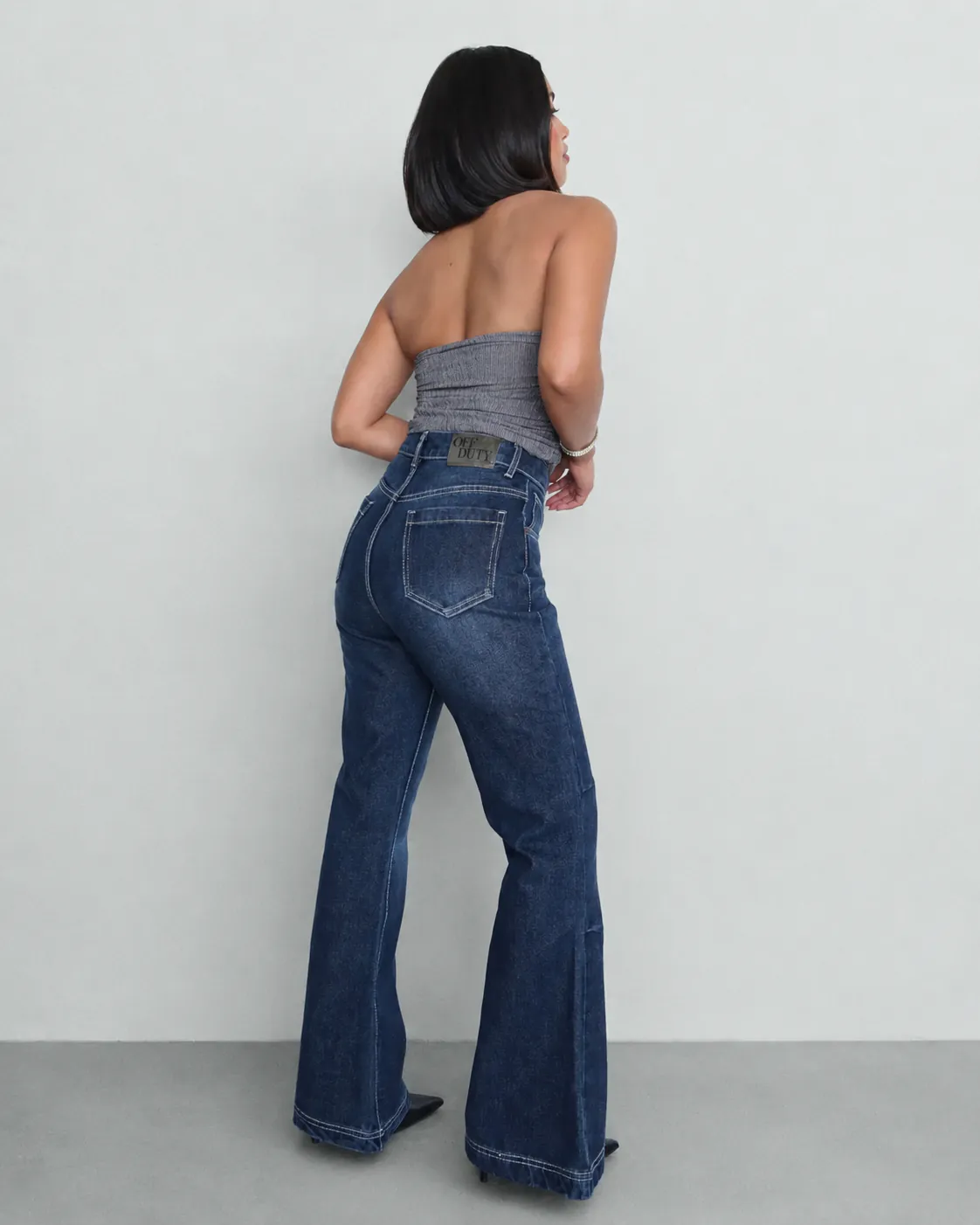 Smoky Fade Flare Jeans