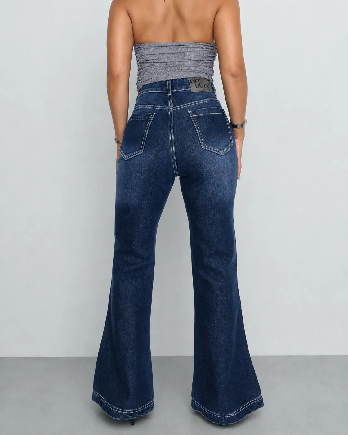Smoky Fade Flare Jeans