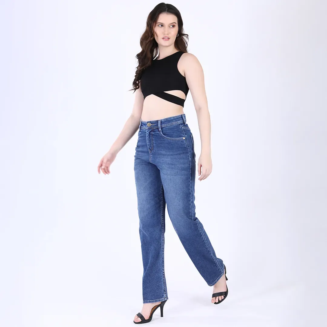 Classic Blue Straight Fit Jeans