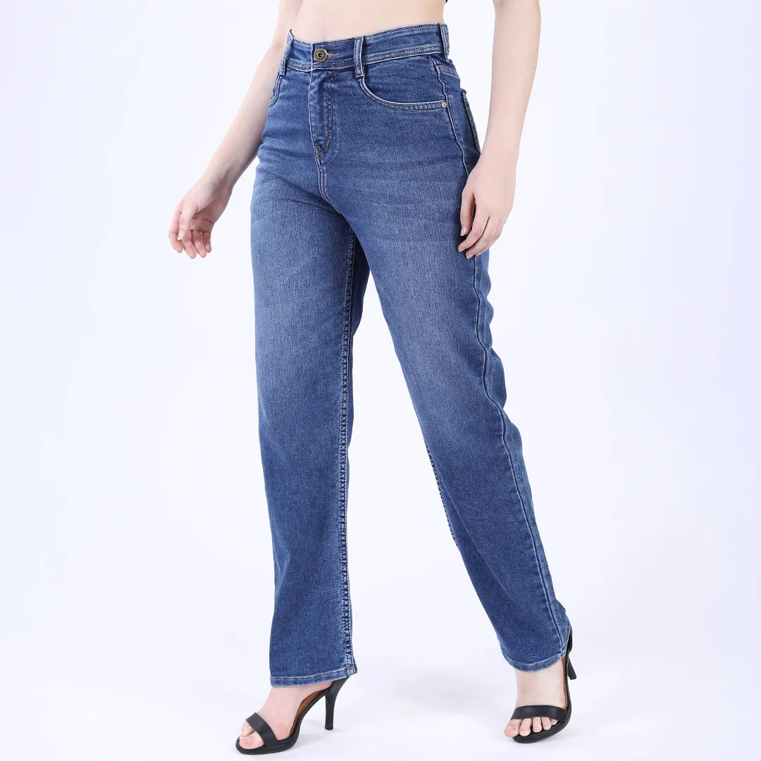 Classic Blue Straight Fit Jeans