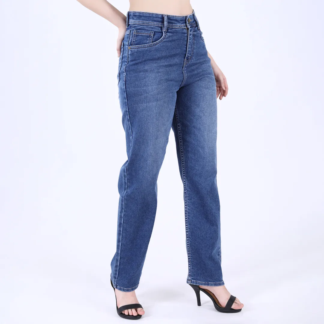Classic Blue Straight Fit Jeans