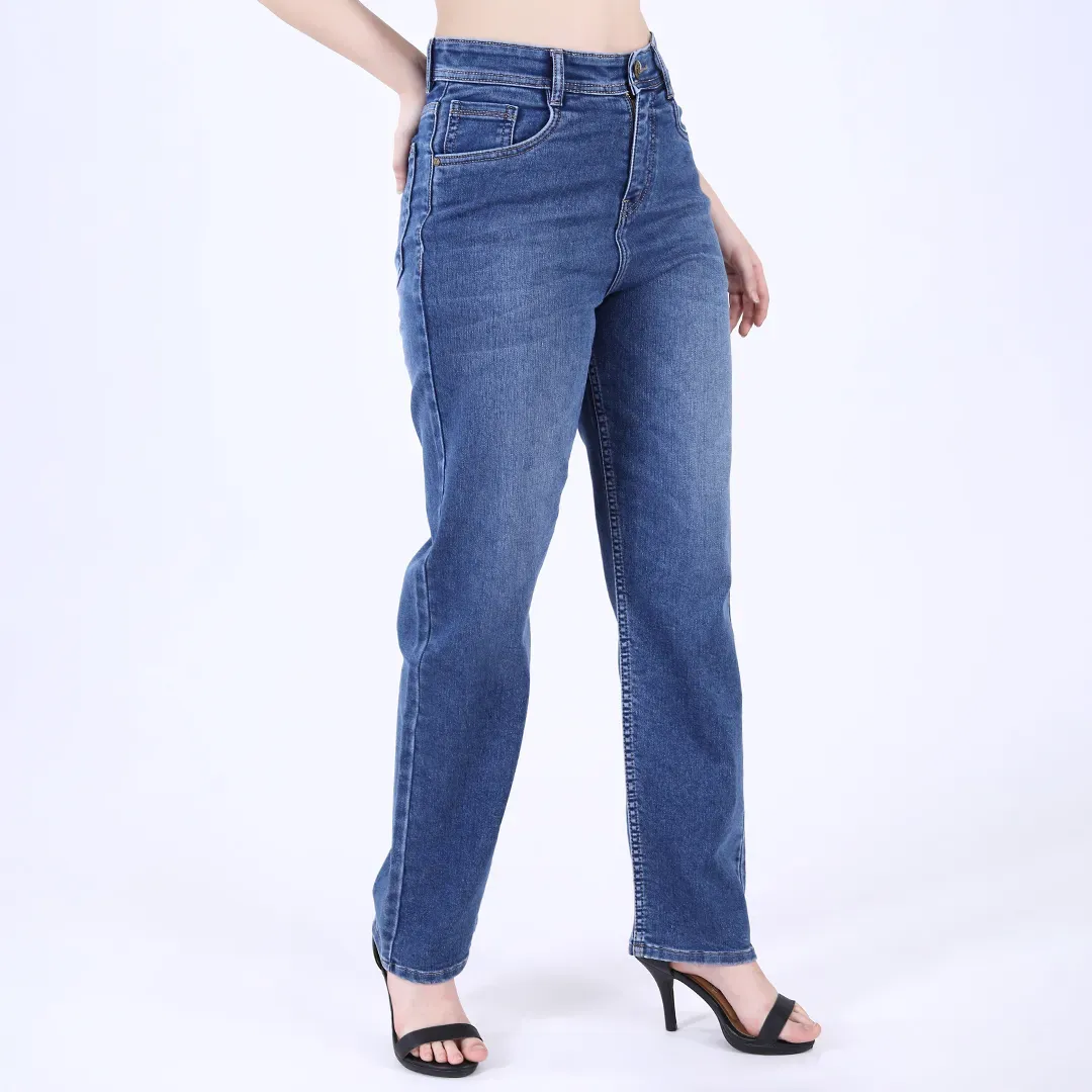 Classic Blue Straight Fit Jeans