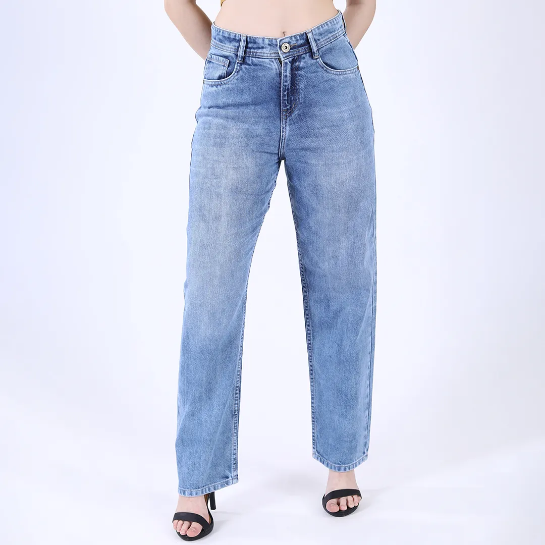 Coastal Blue Straight Leg Jeans