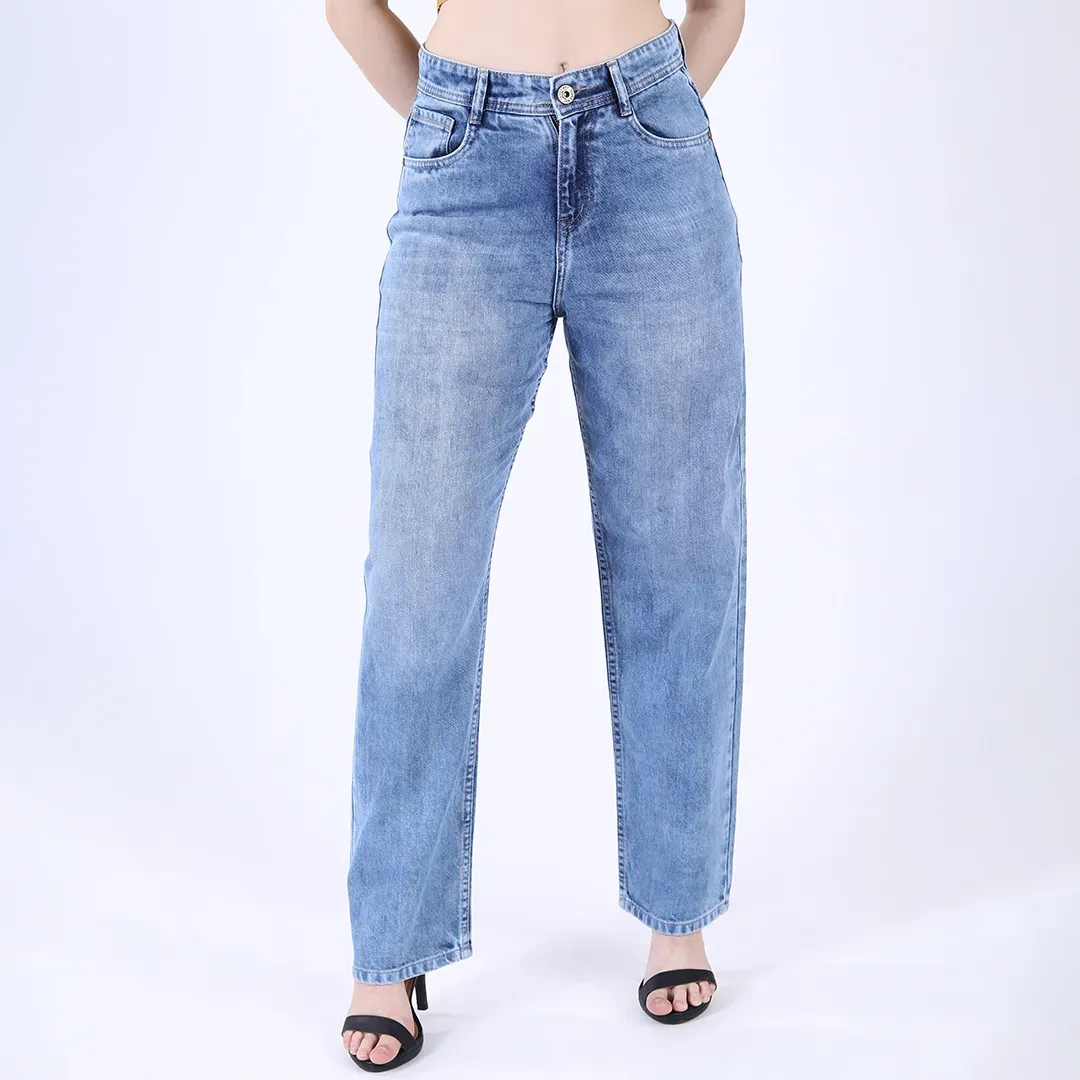Coastal Blue Straight Leg Jeans