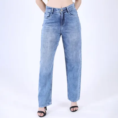 Coastal Blue Straight Leg Jeans