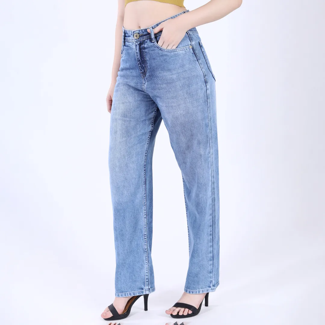 Coastal Blue Straight Leg Jeans