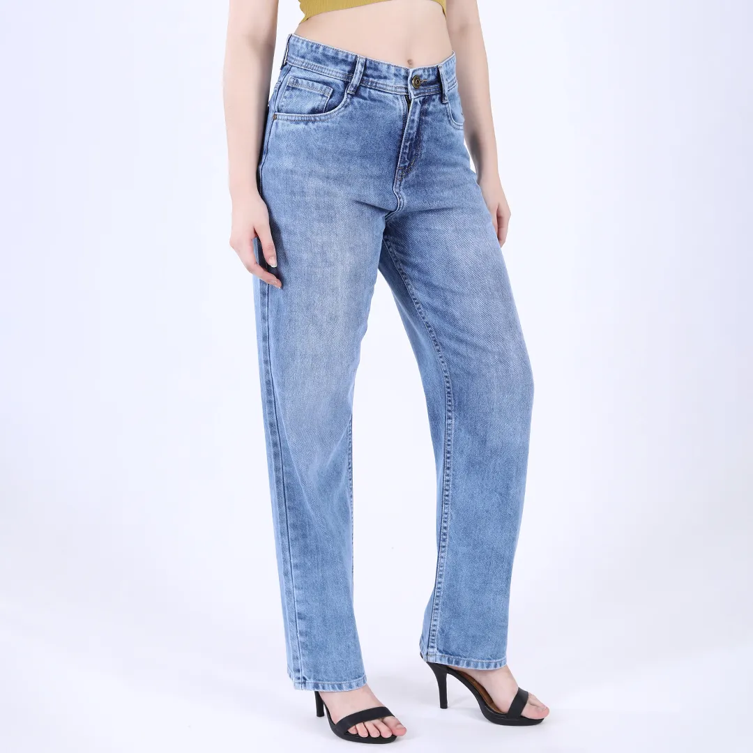 Coastal Blue Straight Leg Jeans