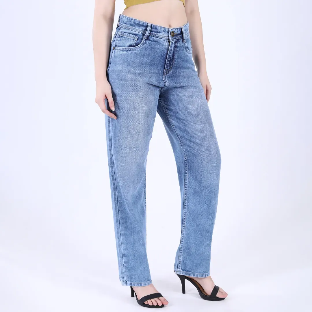 Coastal Blue Straight Leg Jeans