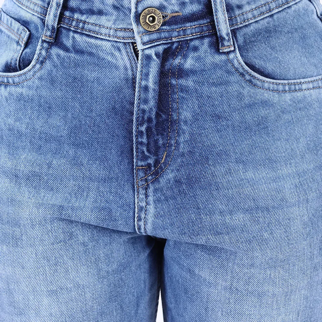 Coastal Blue Straight Leg Jeans