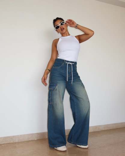 Outland Draw Wide Leg Cargo Jeans