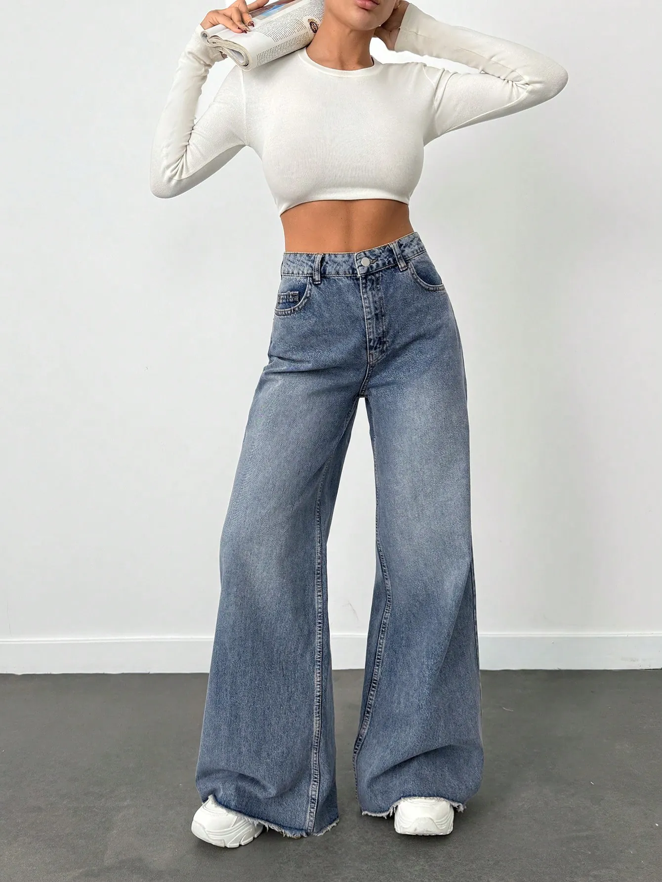 So Extra Comfort Wide-Leg Jeans