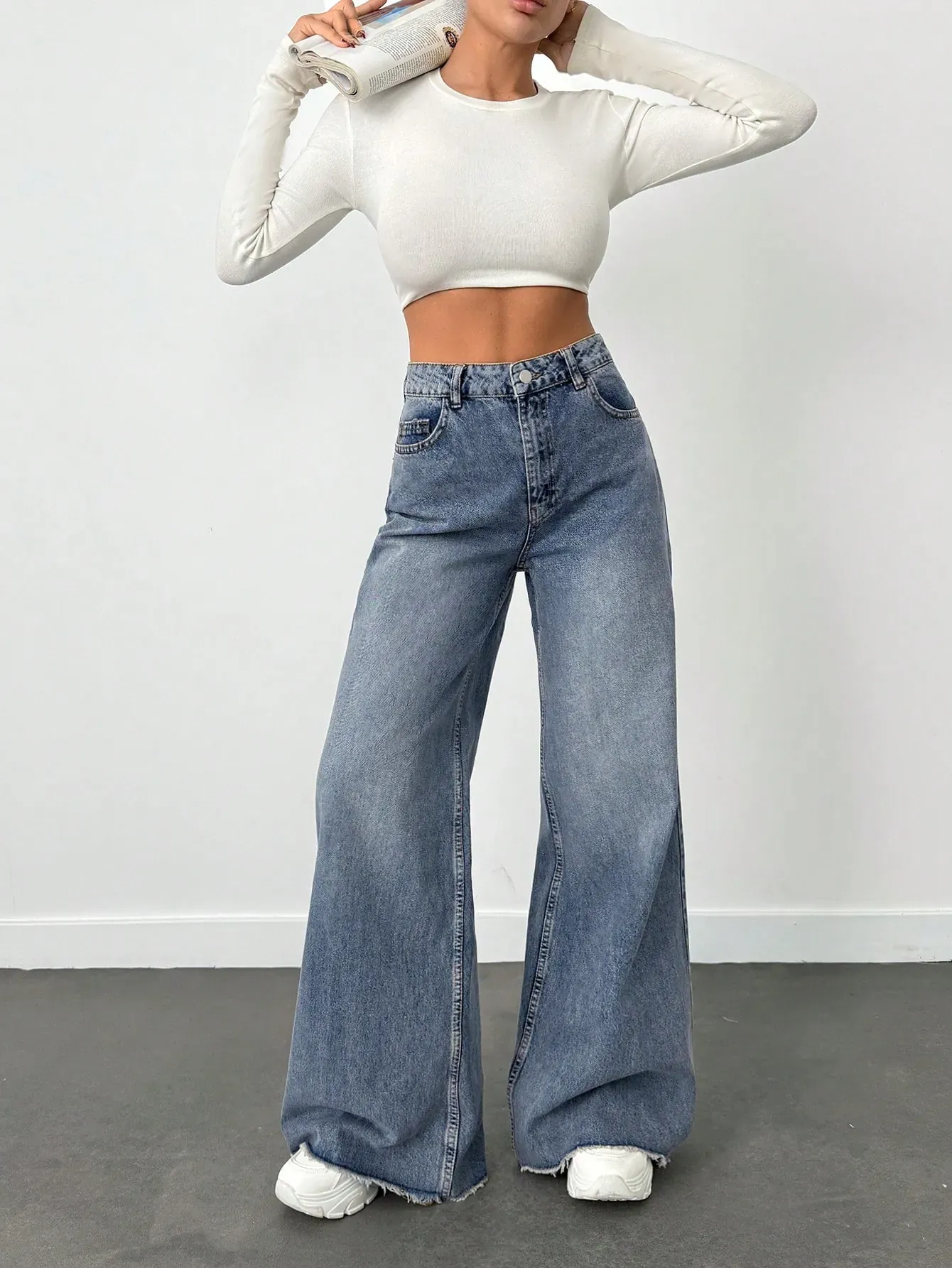 So Extra Comfort Wide-Leg Jeans