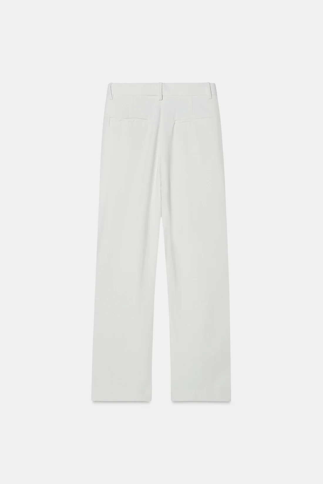 Elegant White Wide Leg Trousers