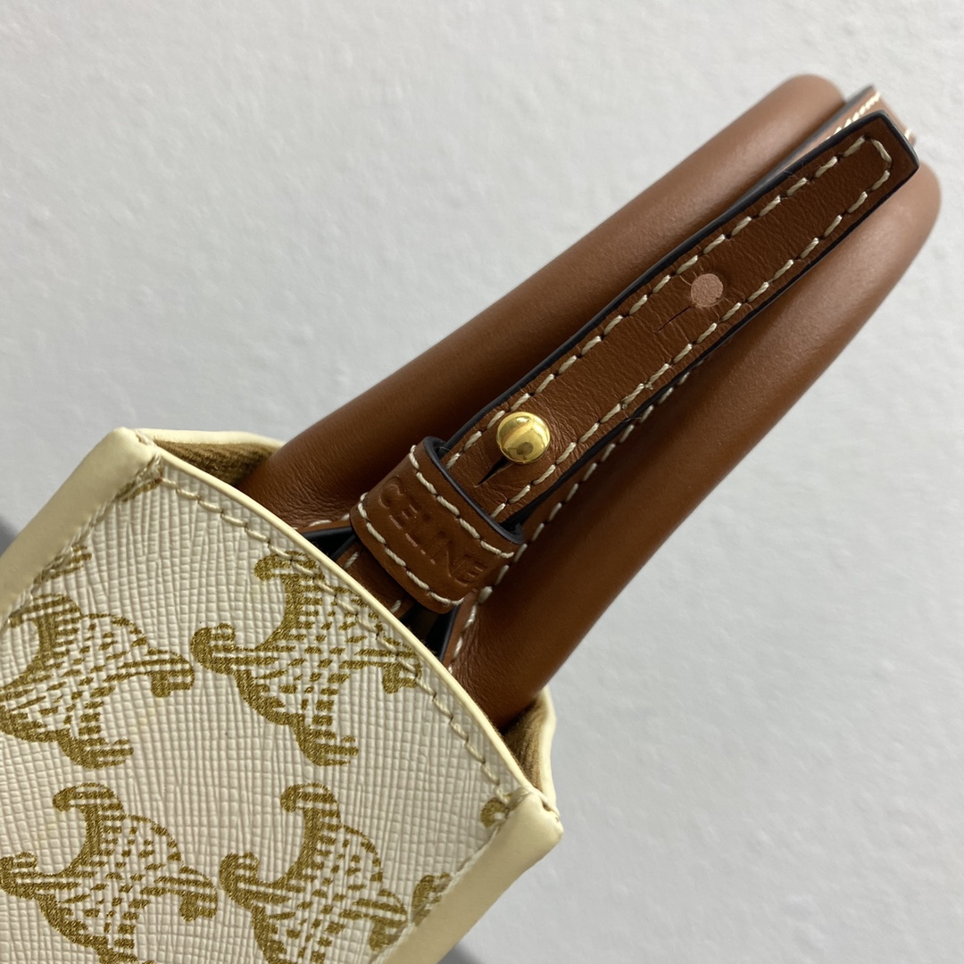 CELINE Cabas Mini Vertical Triomphe Canvas（194372BZK-01BC）
