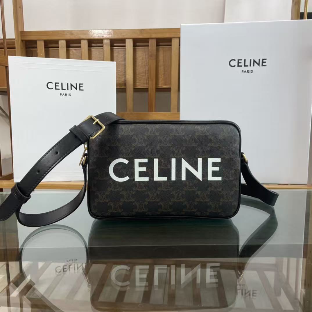 CELINE Horizontal Messenger Shoulder Bag（194502CIM-38OG）