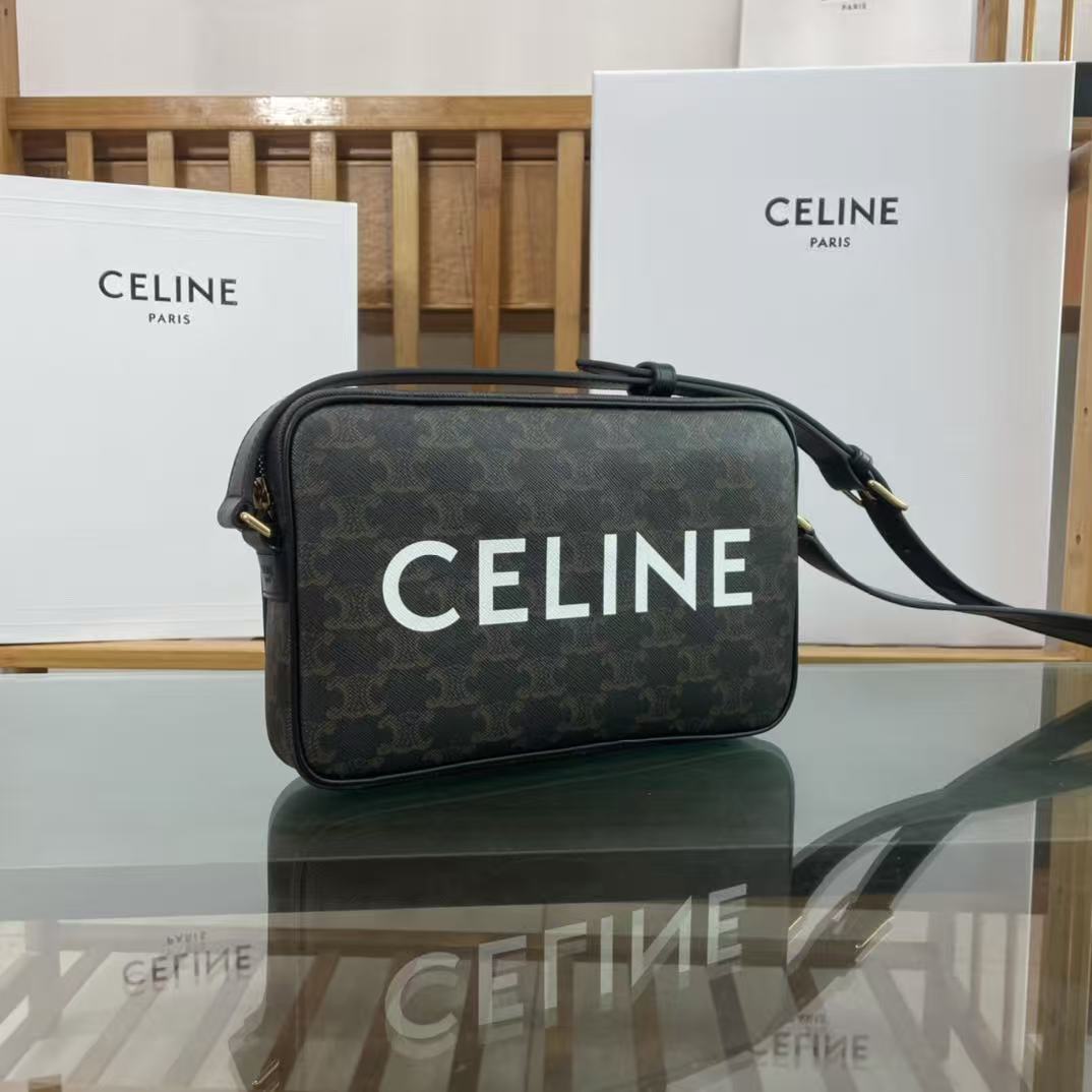 CELINE Horizontal Messenger Shoulder Bag（194502CIM-38OG）