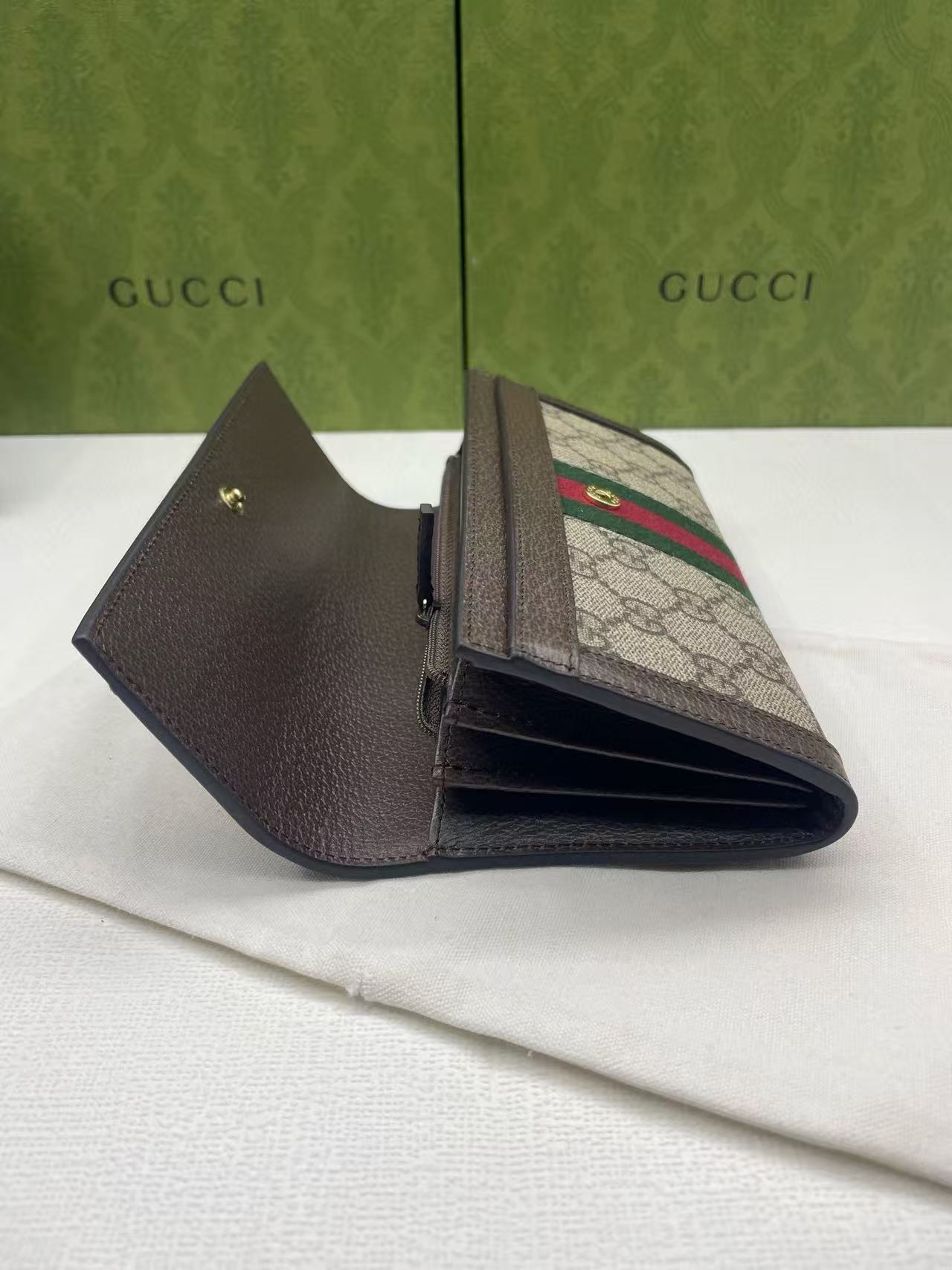 GUCCI Ophidia GG Continental Wallet (523153-96IWG-8745)