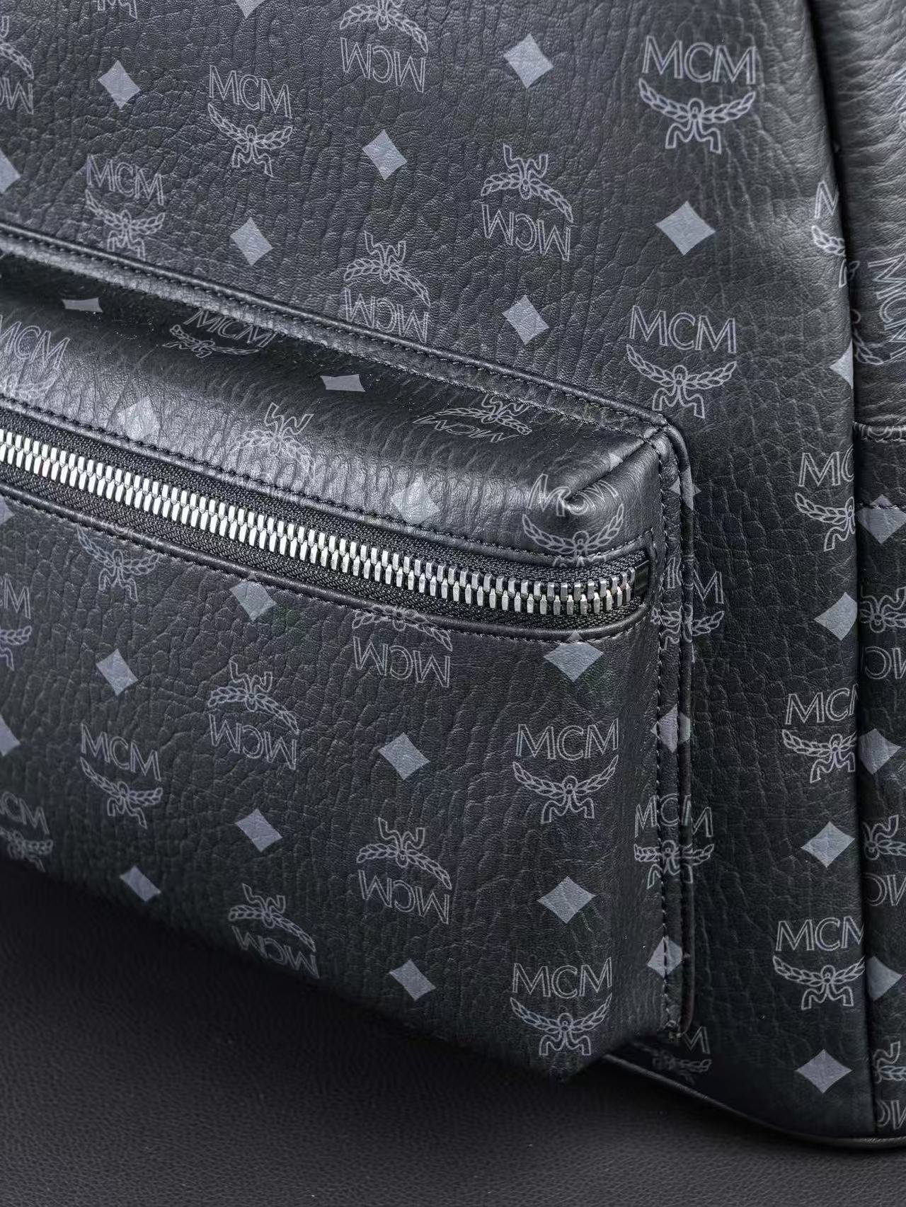 MCM MMKAAVE09BK001 Stark Side Stud Backpack（MMKAAVE09BK001）