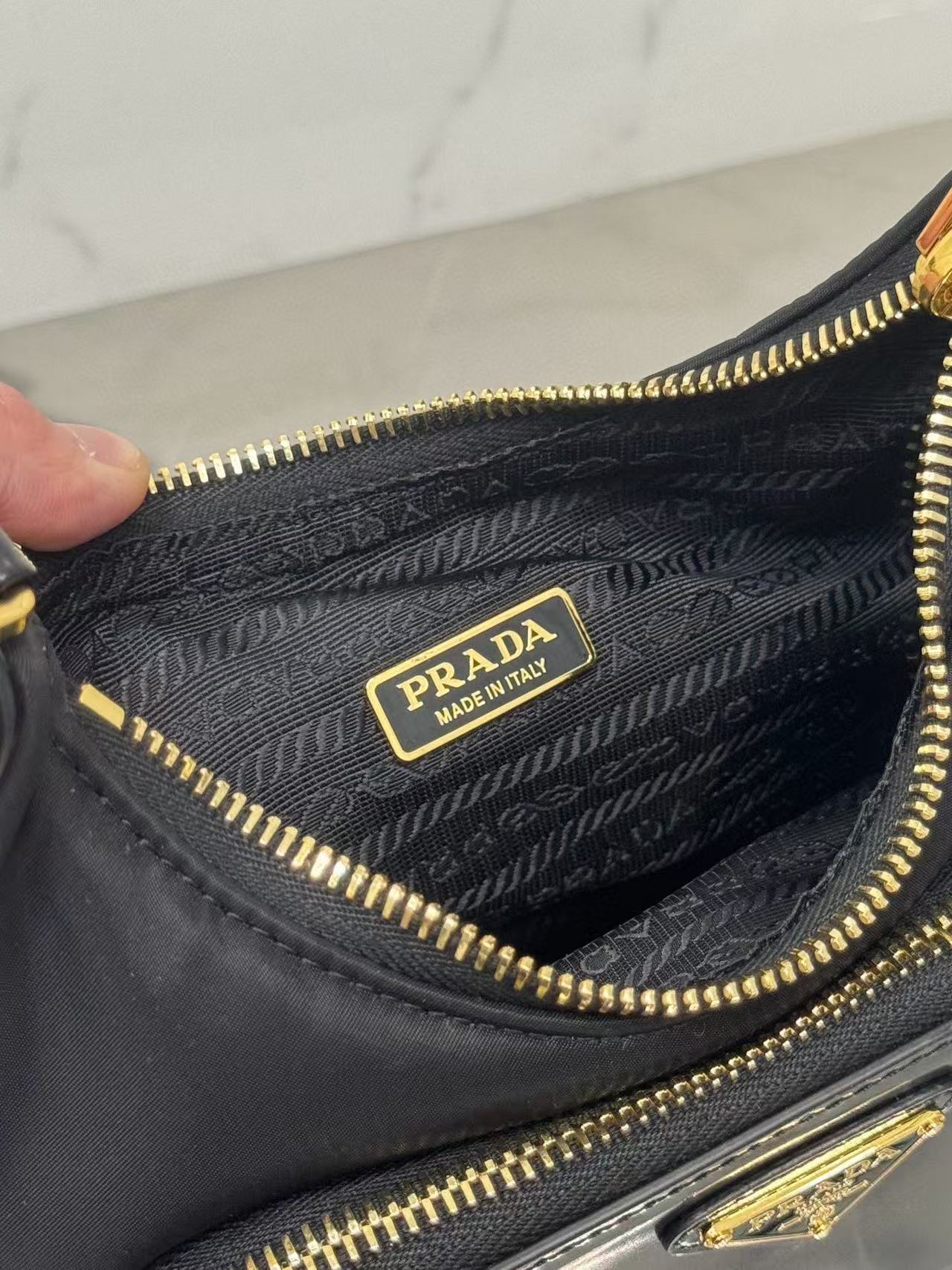 PRADA Nylon x Suede Leather Mini Bag (1BC198_R789_F0002_V_JOO)