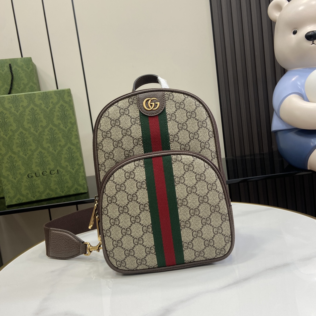 GUCCI GG crossbody bag（779915 FAC5O 9778）