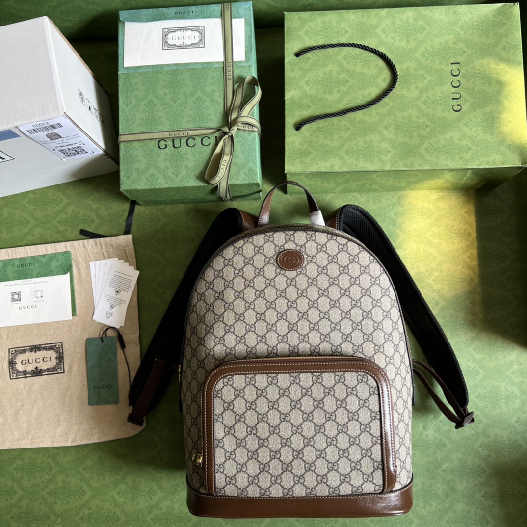 GUCCI interlocking double G backpack（704017 FAA0R 9795）