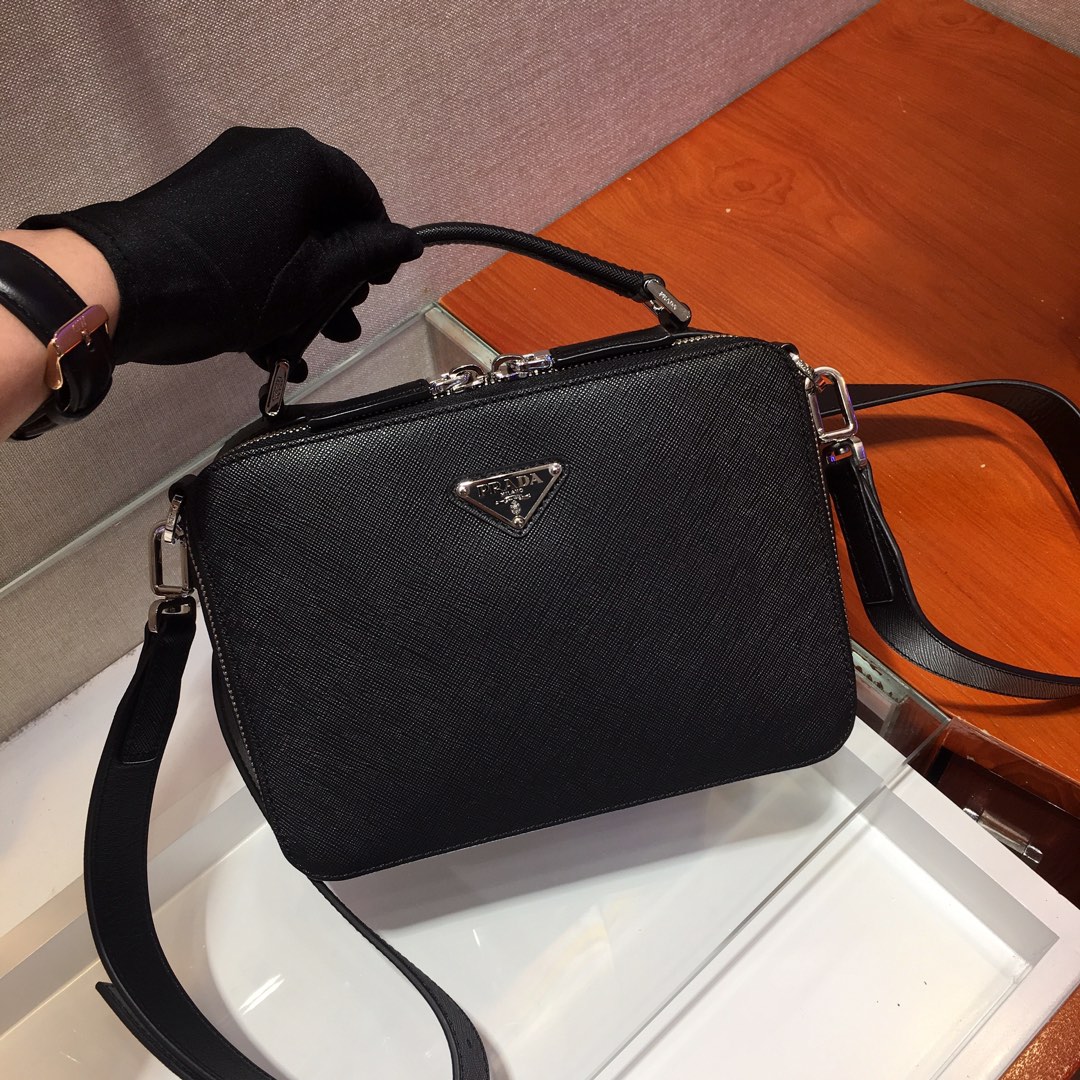 Prada Brique Saffiano leather bag (2VH069_9Z2_F0002_V_YMI)
