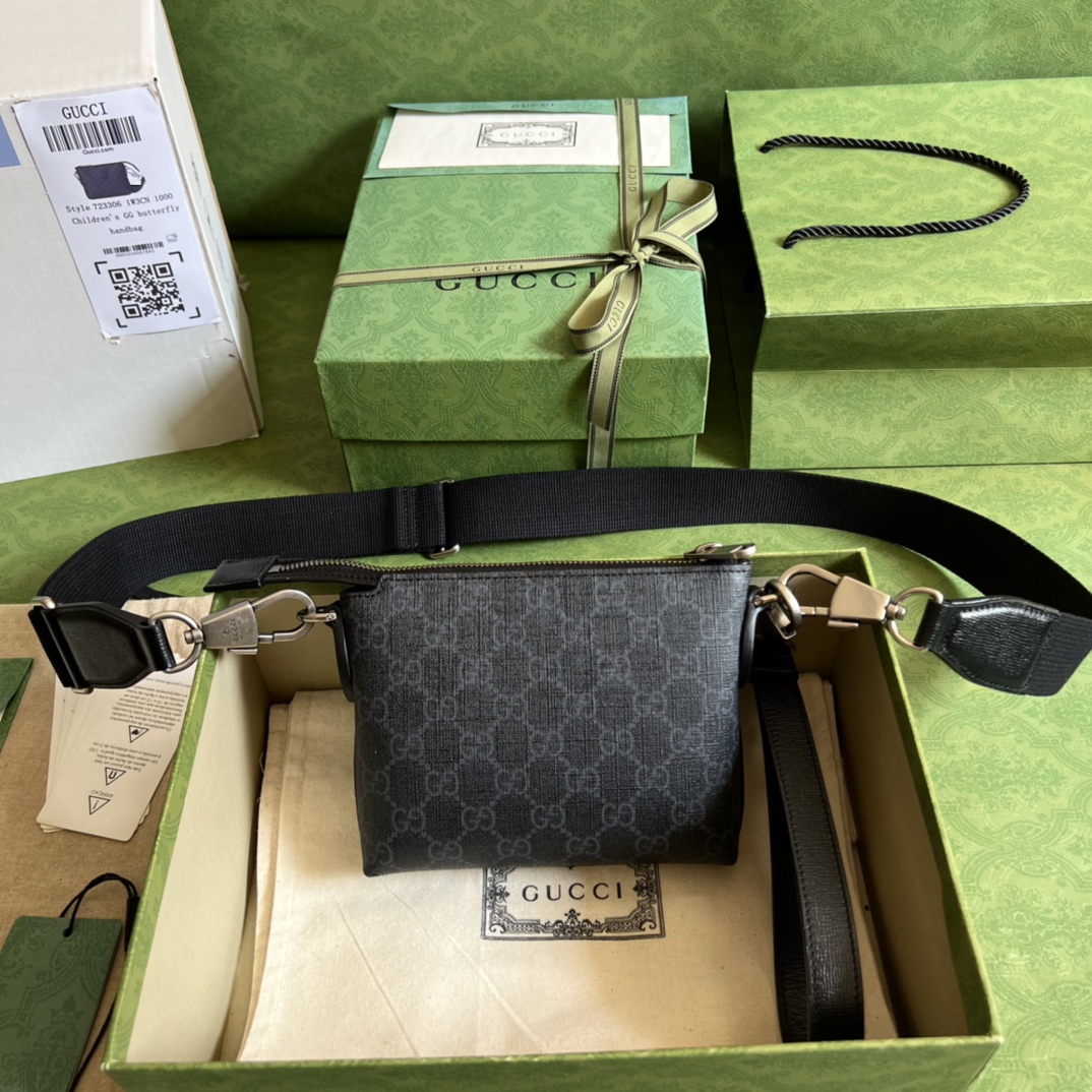 GUCCI INTERLOCKING G MESSENGER BAG（723306 92THN 1000）