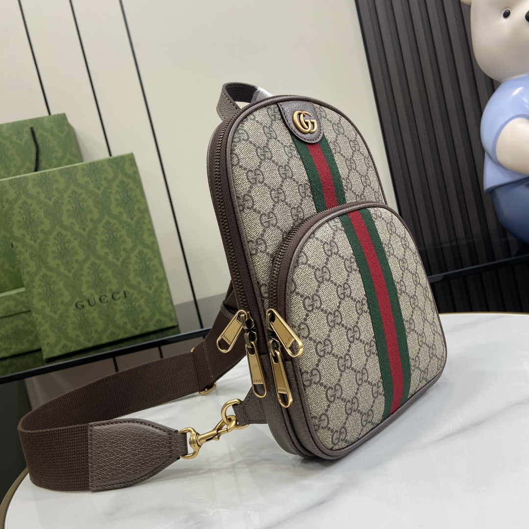 GUCCI GG crossbody bag（779915 FAC5O 9778）