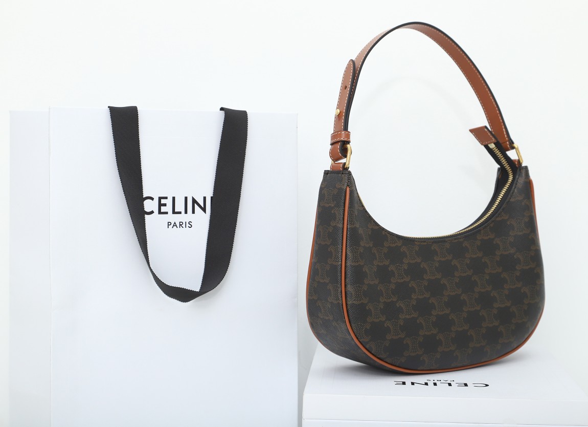 CELINE Ava Triomphe Canvas "Tan"（193952BZJ-04LU）