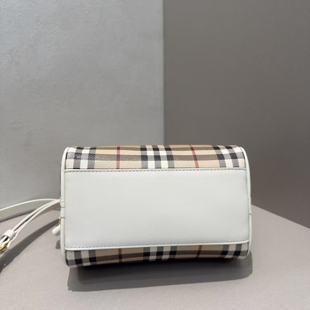 BURBERRY Mini Check Bowling Bag（81251071）