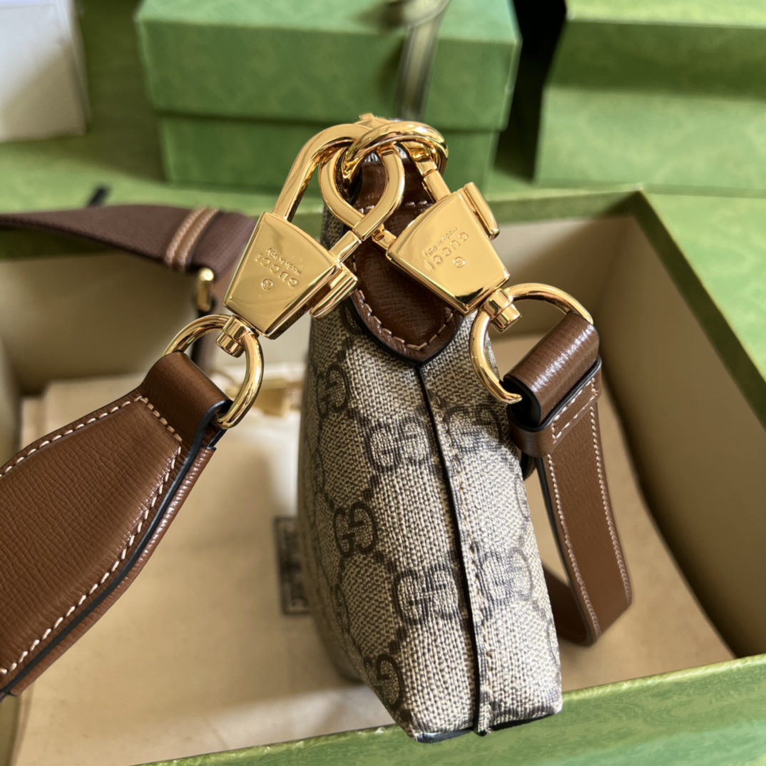 GUCCI Shoulder Bag 723306 92THG 8563 Interlocking G Beige/Brown（723306 92THG 8563）