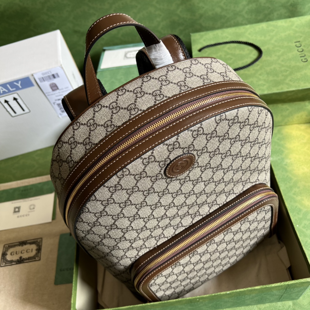GUCCI interlocking double G backpack（704017 FAA0R 9795）