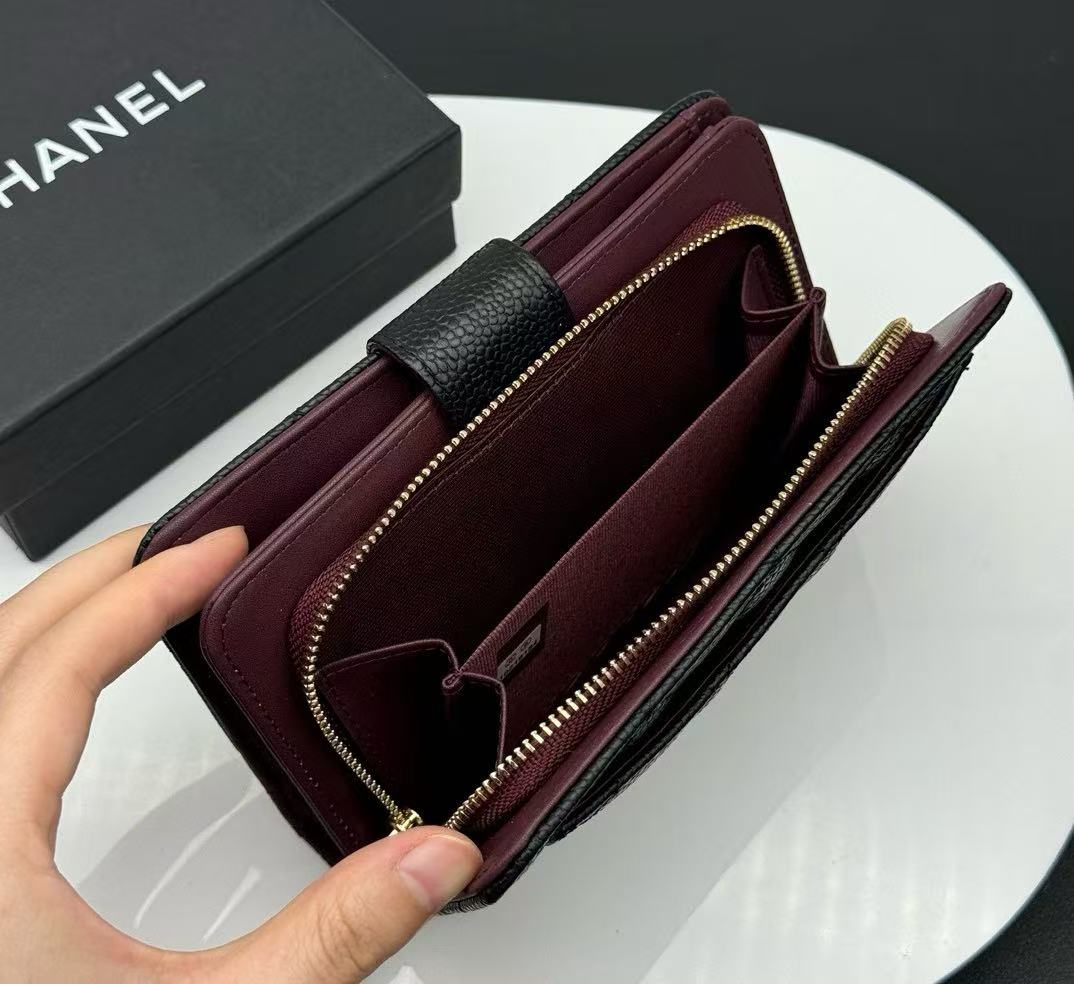 Chanel folding card holder（AP3791-B10583-C3906）