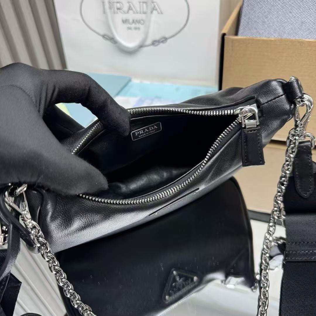 Prada Padded Nappa-Leather Re-Edition Shoulder Bag( 1BH204_2DYI_F0002_V_V9Z)