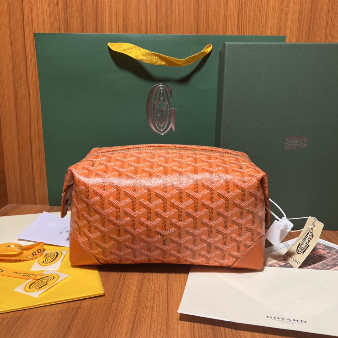 Goyard Boeing 25 Toilet Bag Green（BOEING025TY-09CL09P）