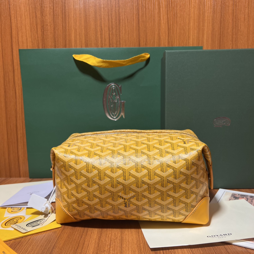 Goyard Boeing 25 Toilet Bag Green（BOEING025TY-09CL09P）