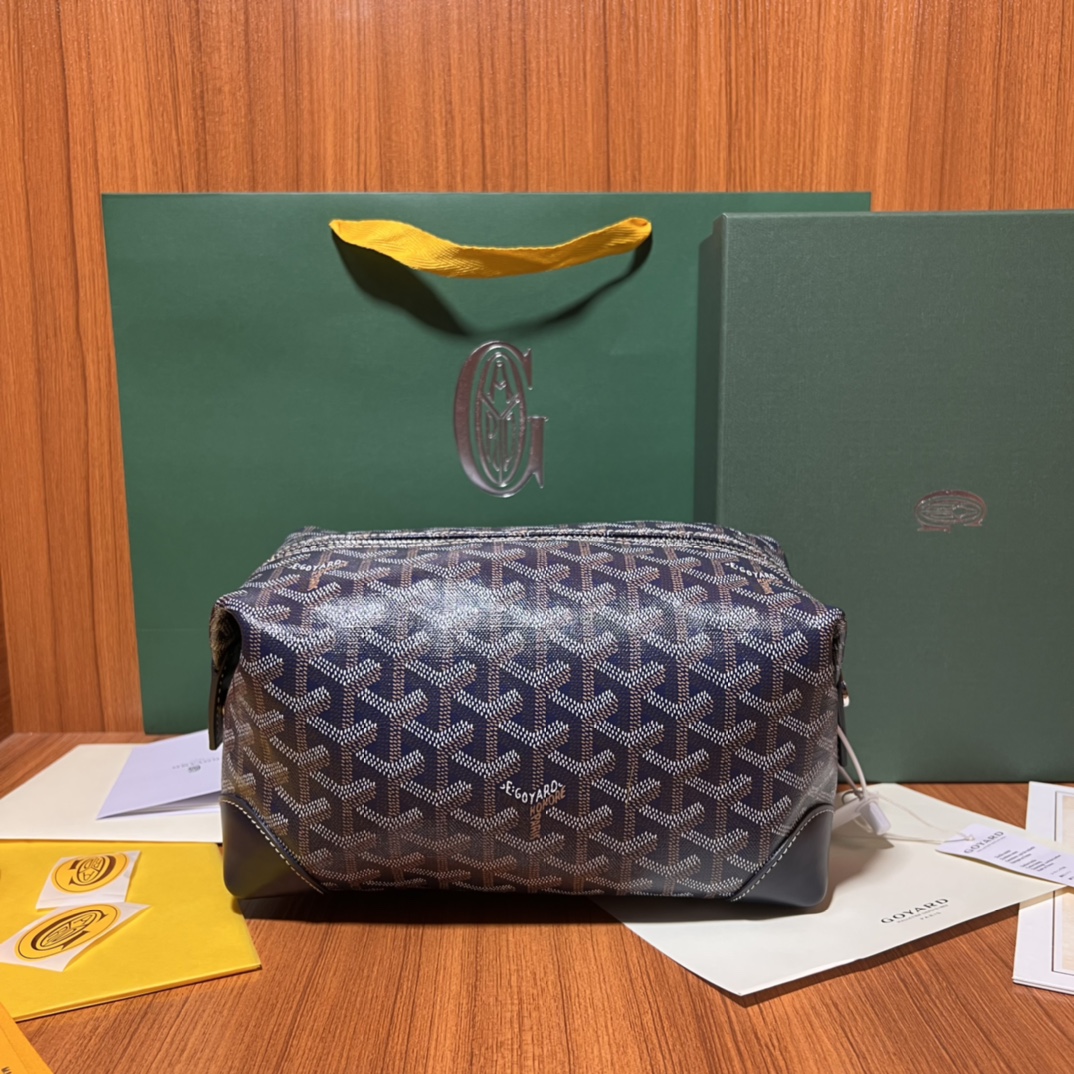 Goyard Boeing 25 Toilet Bag Green（BOEING025TY-09CL09P）