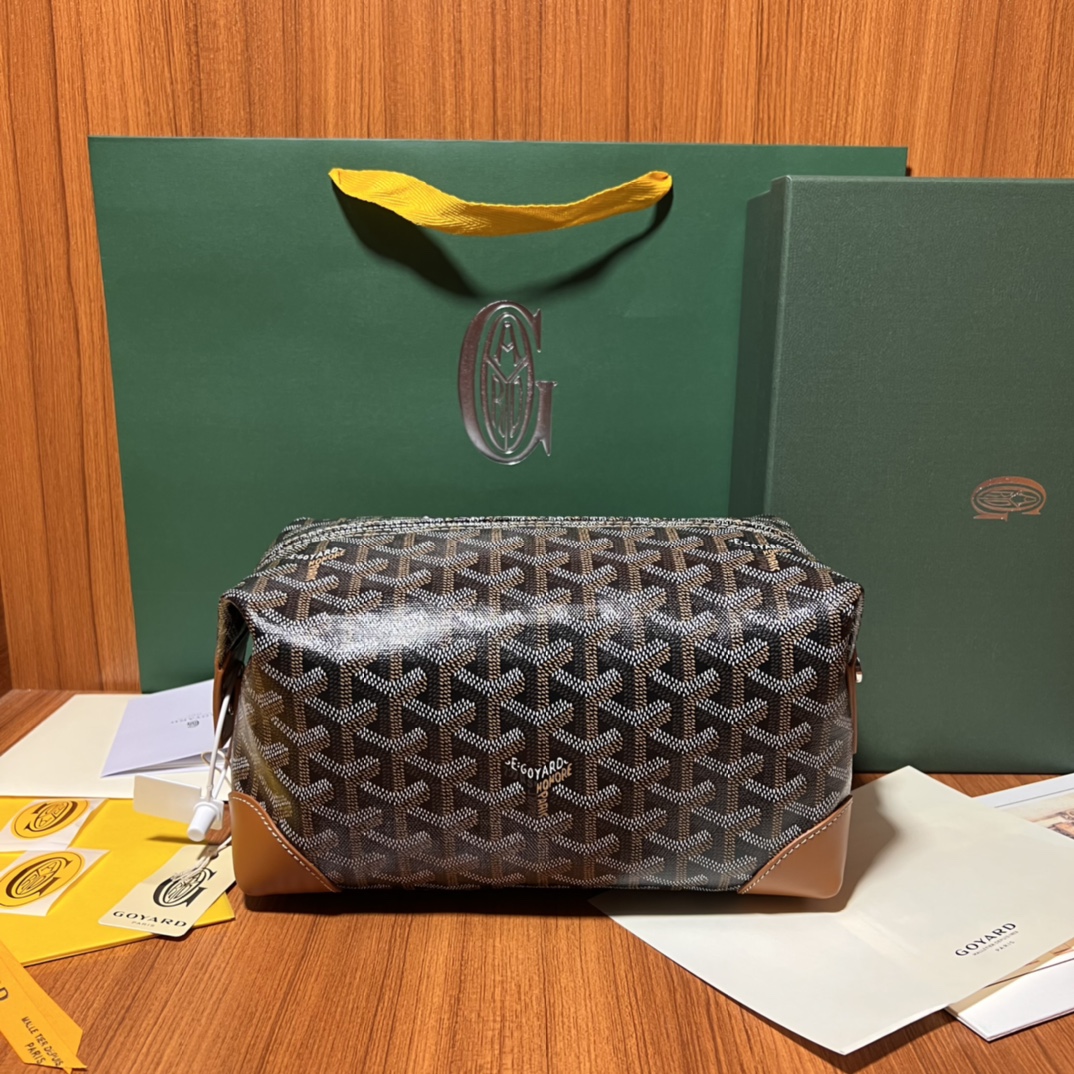 Goyard Boeing 25 Toilet Bag Green（BOEING025TY-09CL09P）