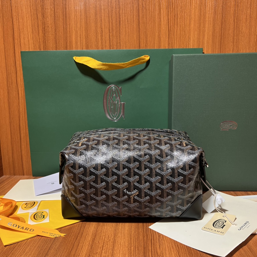 Goyard Boeing 25 Toilet Bag Green（BOEING025TY-09CL09P）