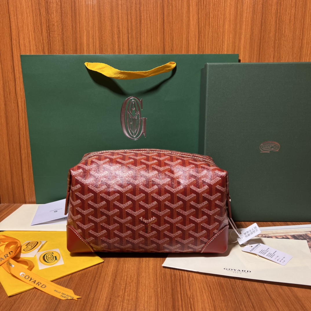 Goyard Boeing 25 Toilet Bag Green（BOEING025TY-09CL09P）