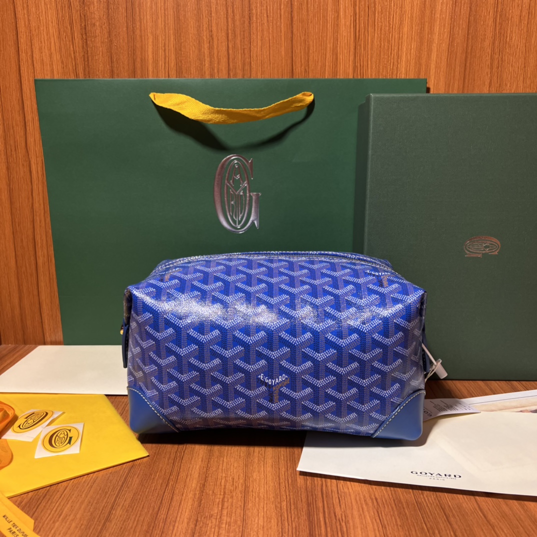 Goyard Boeing 25 Toilet Bag Green（BOEING025TY-09CL09P）