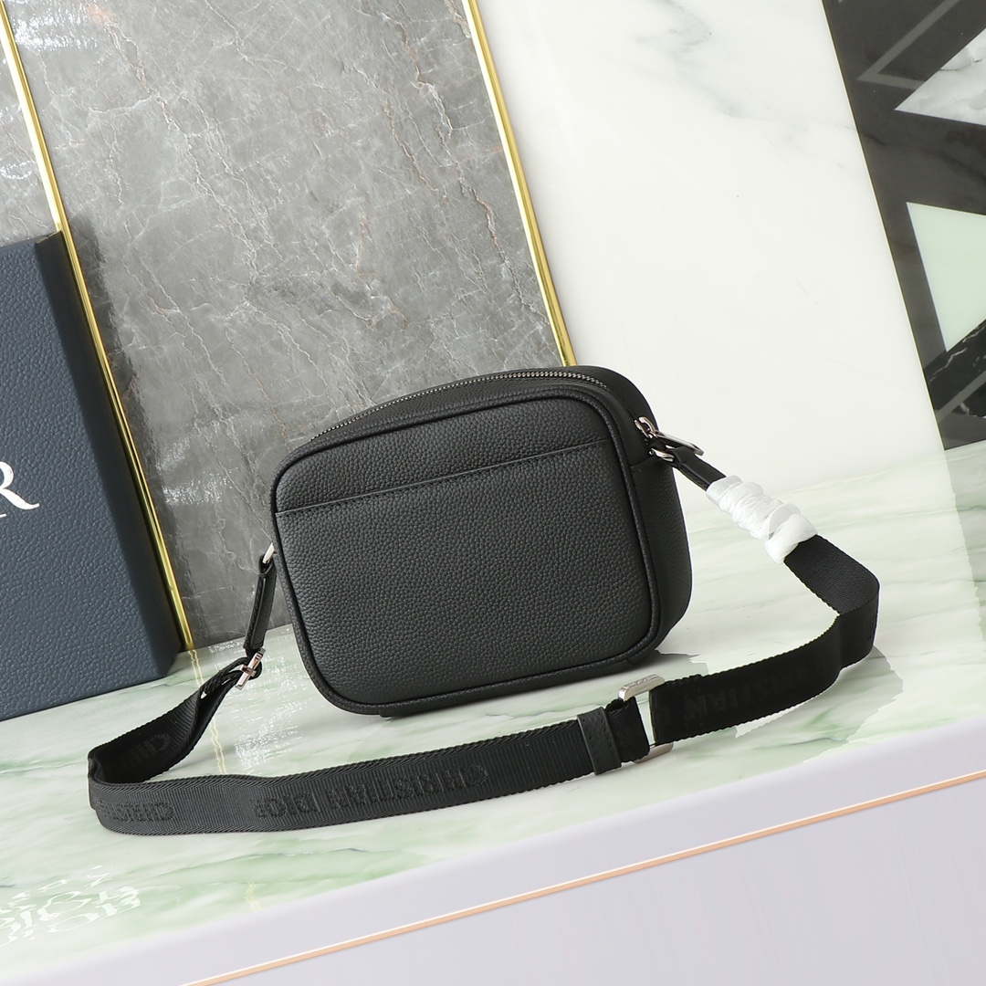 Dior Oblique Jacquard Canvas With Grainy Calfskin Messenger Bag, Shoulder Bag, Crossbody Bag（2ESWS034YKS-H27E）