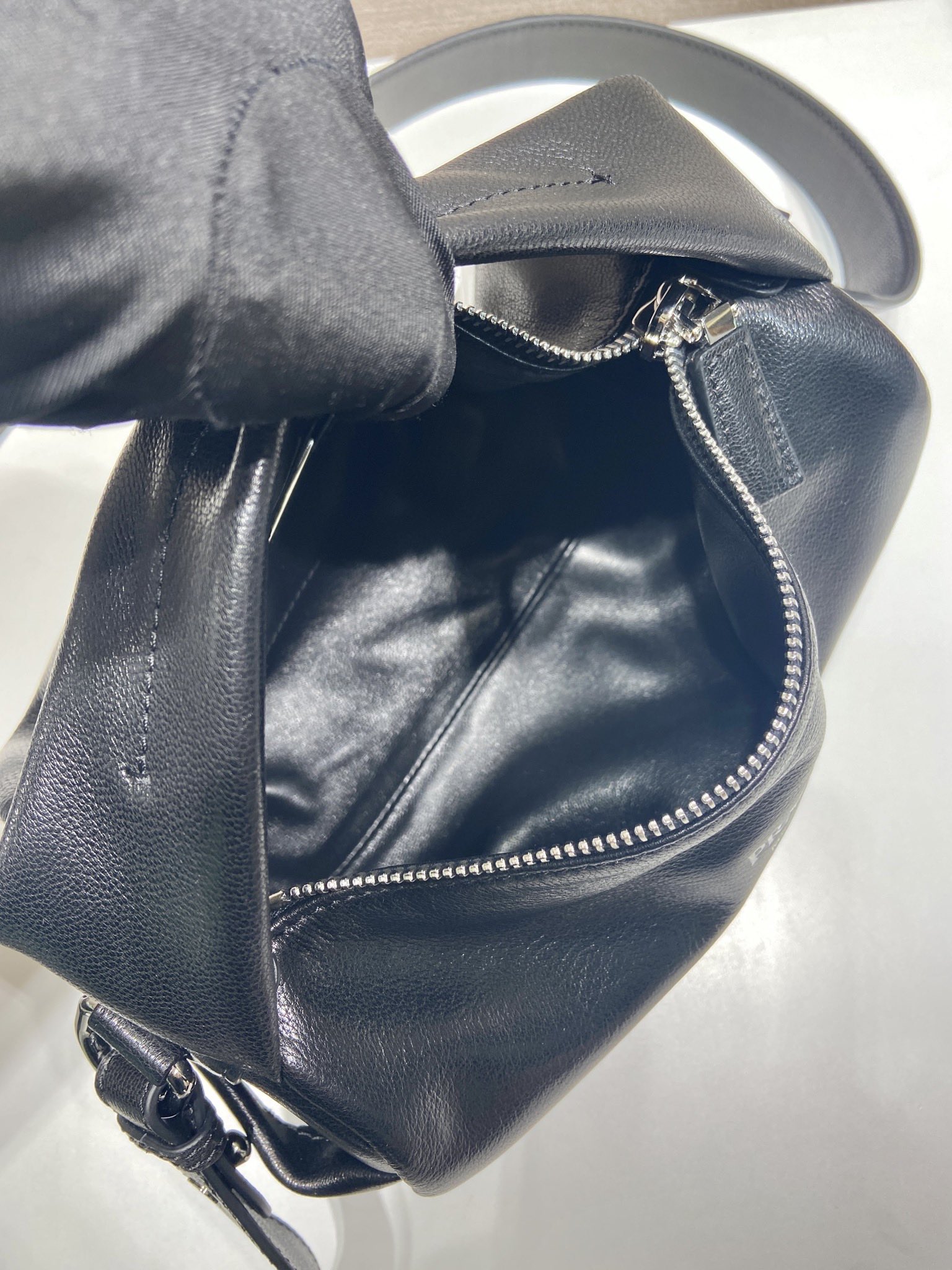 Prada nappa leather shoulder bag (2VH188_2C75_F0003)