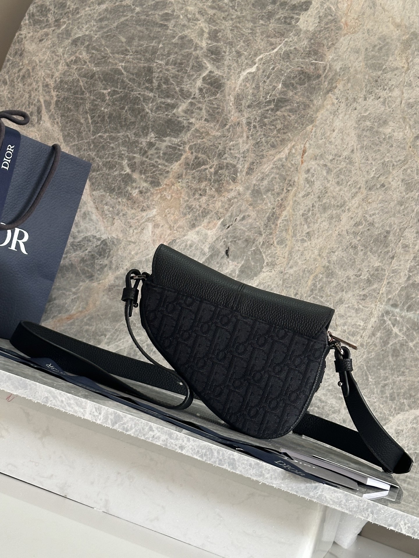 Dior Cotton Saddle Bags Shoulder Bags（2ADCA543YKS-H27E）