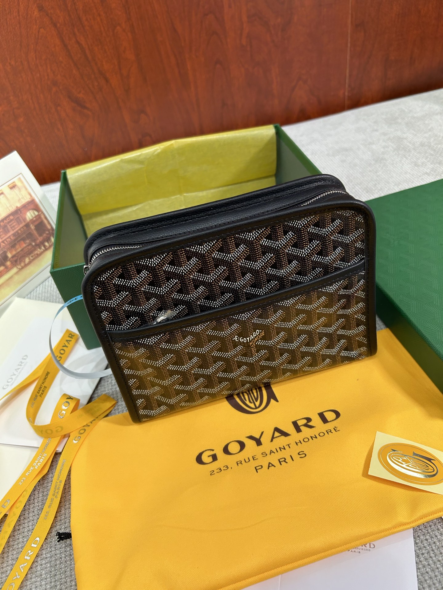【N】Goyard Jouvence MM Green Washbag（JOUVENGMLTY-09CL09M）
