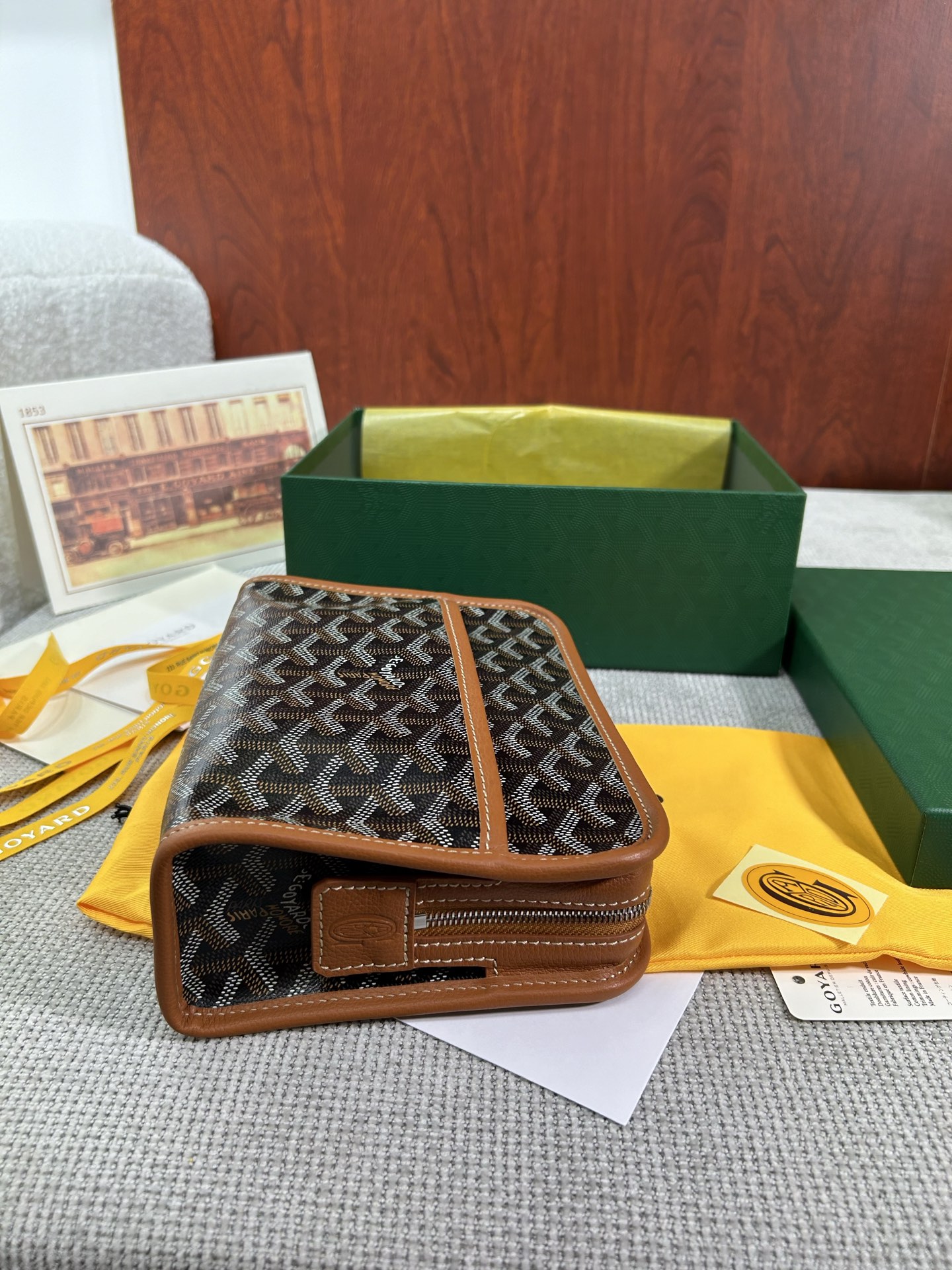 【N】Goyard Jouvence MM Green Washbag（JOUVENGMLTY-09CL09M）